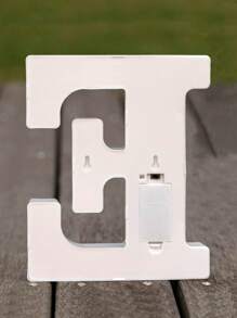Decorative Letters With Bluelander LED Lights (AA Batteries Included) - E - 查看 3