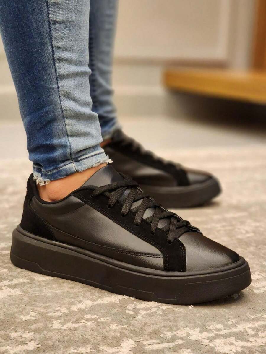 Men Sneakers - 黑色 - 查看 1