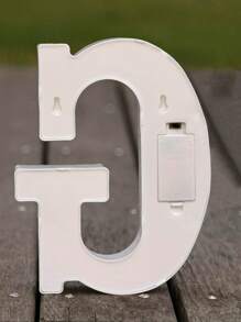 Decorative Letters With Bluelander LED Lights (AA Batteries Included) - G - 查看 3