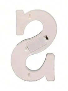 Decorative Letters With Bluelander LED Lights (AA Batteries Included) - S - 查看 6