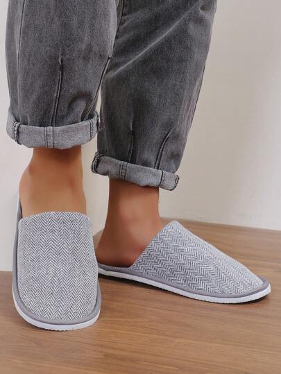 家居暖拖鞋，休閒一次性加厚家庭旅館水療拖鞋，后空短絨舒適室內鞋