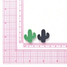 10 hạt silicone hình xương rồng dùng làm móc khóa, bút viết - cây xương rồng - Xem 4