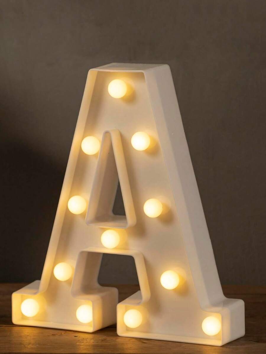 Decorative Letters With Bluelander LED Lights (AA Batteries Included)