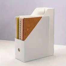 1 pieza Organizador de escritorio de estantería, soporte de libros plegable y sencillo para la oficina, vuelta al colegio