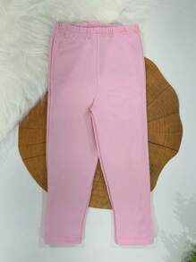 Calça Térmica Pettenati Peluciada Segunda Pele Quentinha Bebê Infantil Inverno - Rosa Bebê - Visão 2