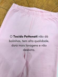 Calça Térmica Pettenati Peluciada Segunda Pele Quentinha Bebê Infantil Inverno - Rosa Bebê - Visão 4