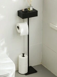1入組垂直型紙巾架，落地式紙卷架，落地式浴室衛生紙盒 - 彩色 - 查看 7