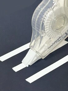 1/2pcs Transparent Minimalist Correction Tape, Large Capacity, Quiet & Smooth For School & Office Supplies, Student Use - Clear - View 8