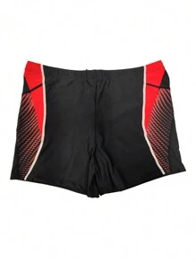 Men's Square Cut Swim Trunks For Beach Volleyball And Swimming - Multicolor - View 5