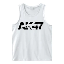 Men Tank Tops - trắng - Xem 1