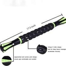 1入組運動員肌肉滾輪按摩棒-減輕酸痛、緊繃和疼痛-適用於物理治療和恢復