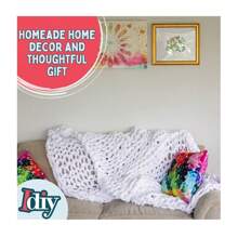 IDIY Chunky Yarn 3 Pack (24 Yards Each Skein) - Bright Yellow - Yellow - View 6