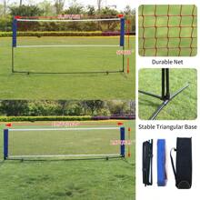 10/14/17/20FT Portable Badminton Tennis Net Adjustable Height With Carrying Bag Stand/Frame Large Volleyball Net For Playing Pickleball,Volleyball,Tennis,Lawn - Easy And Fast Assembly - 14FT - View 3