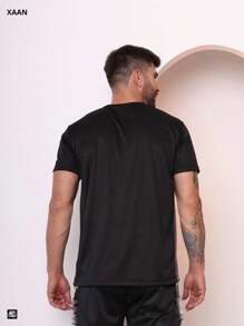 Men T-Shirts - 灰色 - 查看 2