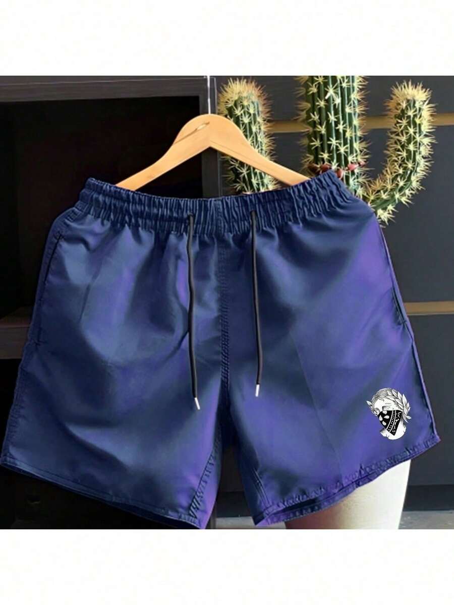 Men Shorts - 藏蓝色 - 查看 1