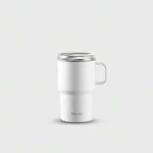 Outdoor 304 Stainless Steel Water Cup With Handle Mug Tea Cup With Lid Portable Coffee Cup Plastic Shell Suitable For Office, Outdoor Activities, Camping, Hiking, Fit For Cold & Hot Drinks, Unisex, Gift For Couples, Christmas, Birthday, Wedding, Valentine's Day, Mother's Day, Father's Day, Teacher's Day, New Year, Graduation Back To School