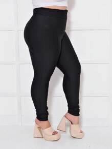 Plus Size Pants - màu đen - Xem 3