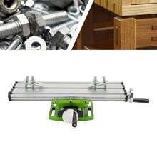 Cross Table Table Drilling Machine Milling Table Vice Multifunctional Cross Slide Work Table Coordinate Table For Mini Bench Drill Drill Holder - Silver - View 2