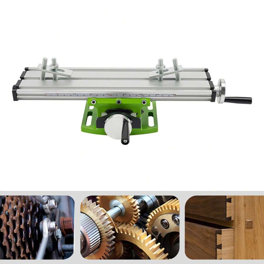 Cross Table Table Drilling Machine Milling Table Vice Multifunctional Cross Slide Work Table Coordinate Table For Mini Bench Drill Drill Holder - Silver - View 1