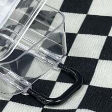 具360°旋轉輪的可擴展旅行箱！透明迷你珠寶收納盒（注：不包括眼形設計） - 彩色 - 查看 6