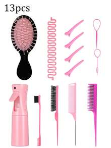 13pcs Hair Styling Tools Set Suitable For Hairdressers - Multicolor - View 12