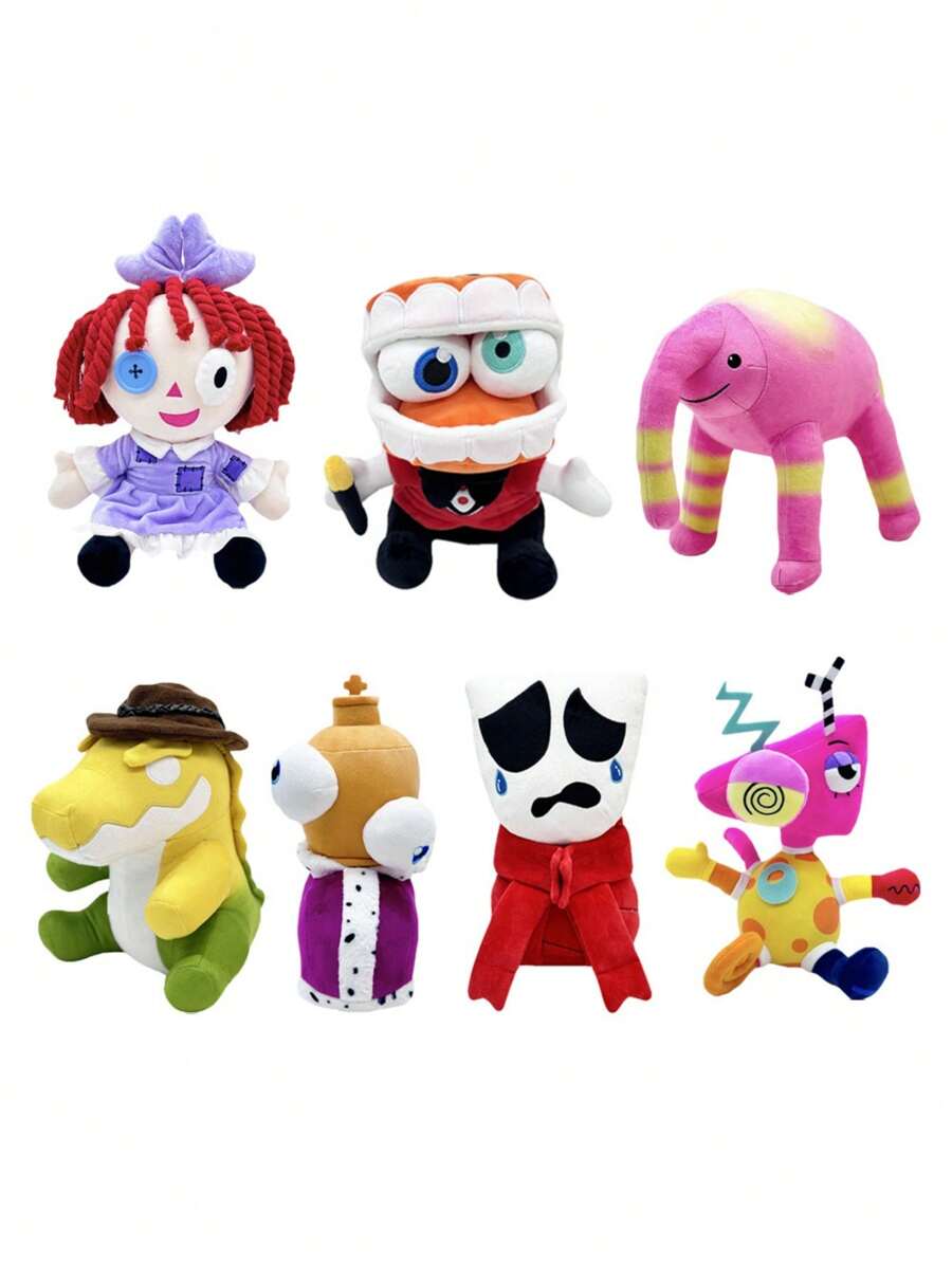Búp bê nhồi bông Gummigoo Series Circus kỹ thuật số tuyệt vời, quà tặng và đồ trang trí lý tưởng - nhiều màu - Xem 1