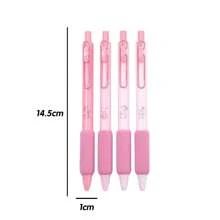 4 cái/hộp Hoa anh đào Mùa Giới hạn Hoa anh đào Thỏ Đen Mực gel bút - Hồng - Xem 8