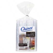 Chinet Cut Crystal Plastic Cup Clear 10 Oz 150-Count - Multicolor - View 2