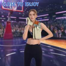 1入組速干運動冷卻毛巾100*30cm，男女適用，吸汗，可用於擦手、擦腕部的汗水，涼爽怡人，適用於健身房、跑步、羽毛球、騎自行車、籃球訓練和健身等運動 - 彩色 - 查看 7