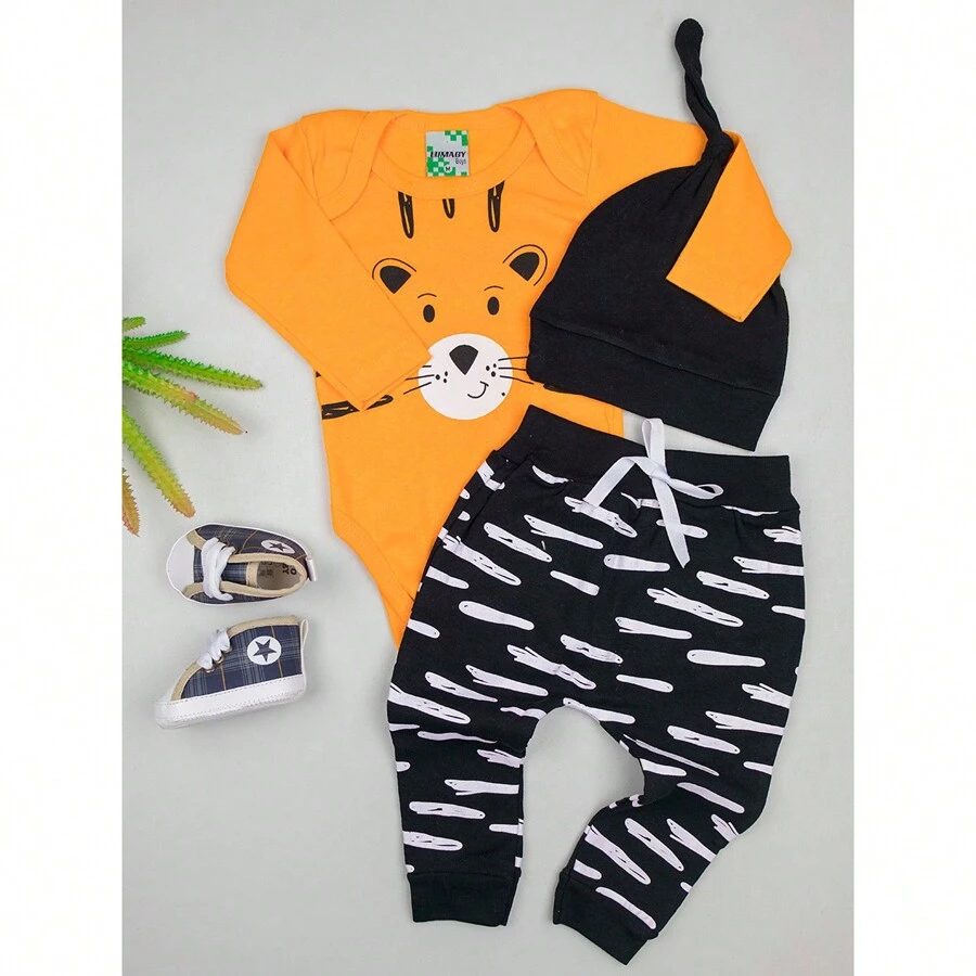 Baby Boys Sets - Orange - View 1