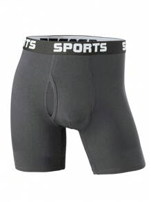 Men's 7-Piece Monogrammed, Casual, Breathable, Comfortable Boxer Briefs With Monogrammed Waist S-XXXXL