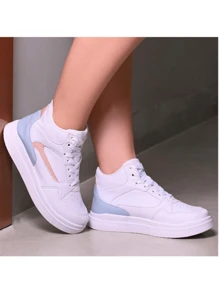 Haymax Women Casual Shoes - Trắng hồng - Xem 2