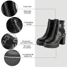 Women Ankle Boots & Booties - Black - View 6