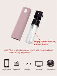 Portable Ultra-Fine Mesh Spray Bottle Set, Multi-Purpose (This Product Does Not Contain Liquid, Only Empty Bottles For Sale)
