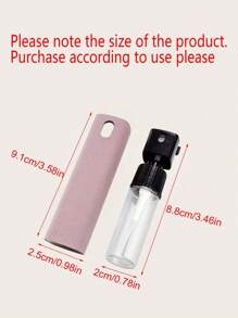 Portable Ultra-Fine Mesh Spray Bottle Set, Multi-Purpose (This Product Does Not Contain Liquid, Only Empty Bottles For Sale)