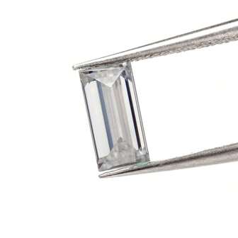 1 pieza Piedra suelta de forma oblonga de color D Moissanite, grado VVS, apta para joyería