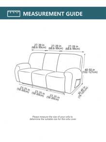 3seats Sofa Cover, Lounge Chair Sofa Cover, Big Leaf Jacquard Stretch Sofa Cover, Three Sofa Cover, Waterproof And Anti-Fouling Furniture Protective Cover, Winter Insulation And Breathable, Home Decoration. - Burgundy - View 3