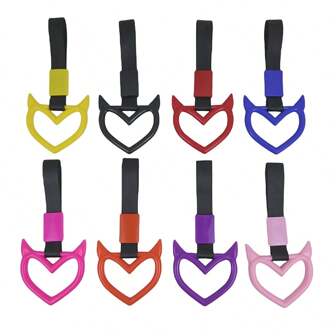 1pc Devil Car Hanging Ring, Car Devil Hanging Ring, Car Interior Pulling Ring, Car Rear Modification Devil Pulling Ring