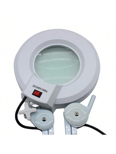 Magnifying Lamp St 5X 5D Diopter Glass Cosmetic Make Up Tripod, Lens, White, LED Dimmable, Adjustable Brightness Levels, As Work Verlichting view 3