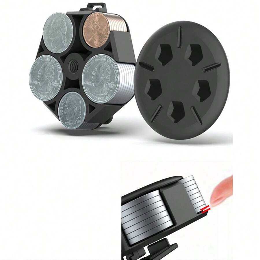 Coin Holder, 42 Pieces Silver Dollar Coin Capsules , Professional Coin Storage Case Box For Coin Collection - White - View 1