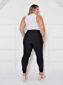 Plus Size Pants - màu đen - Xem 7