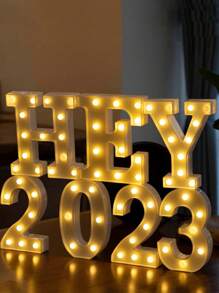 Decorative Letters With Bluelander LED Lights (AA Batteries Included) - Y - 查看 4