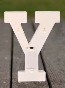 Decorative Letters With Bluelander LED Lights (AA Batteries Included) - Y - 查看 3