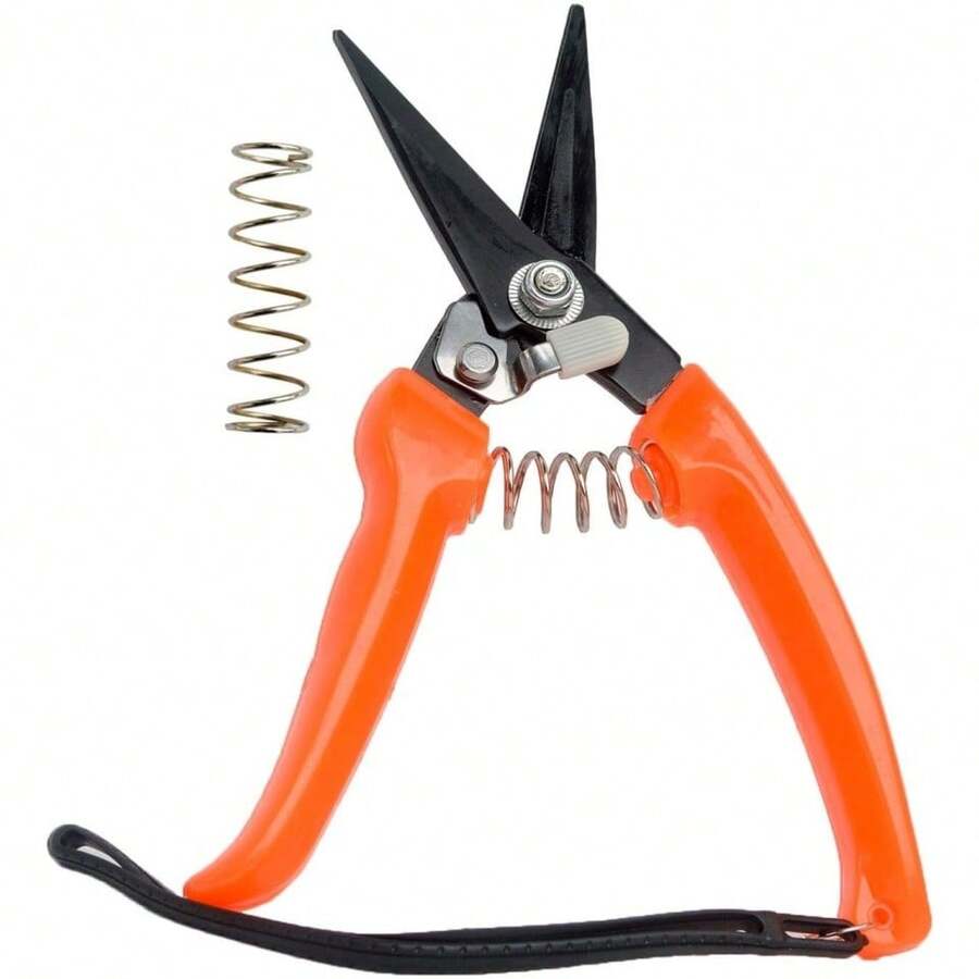 Multipurpose Hoof Trimmer Tool, Carbon Steel Clippers Suitable For Horses, Sheep, Pigs, Strong Spring-Loaded - Burnt Orange - View 1