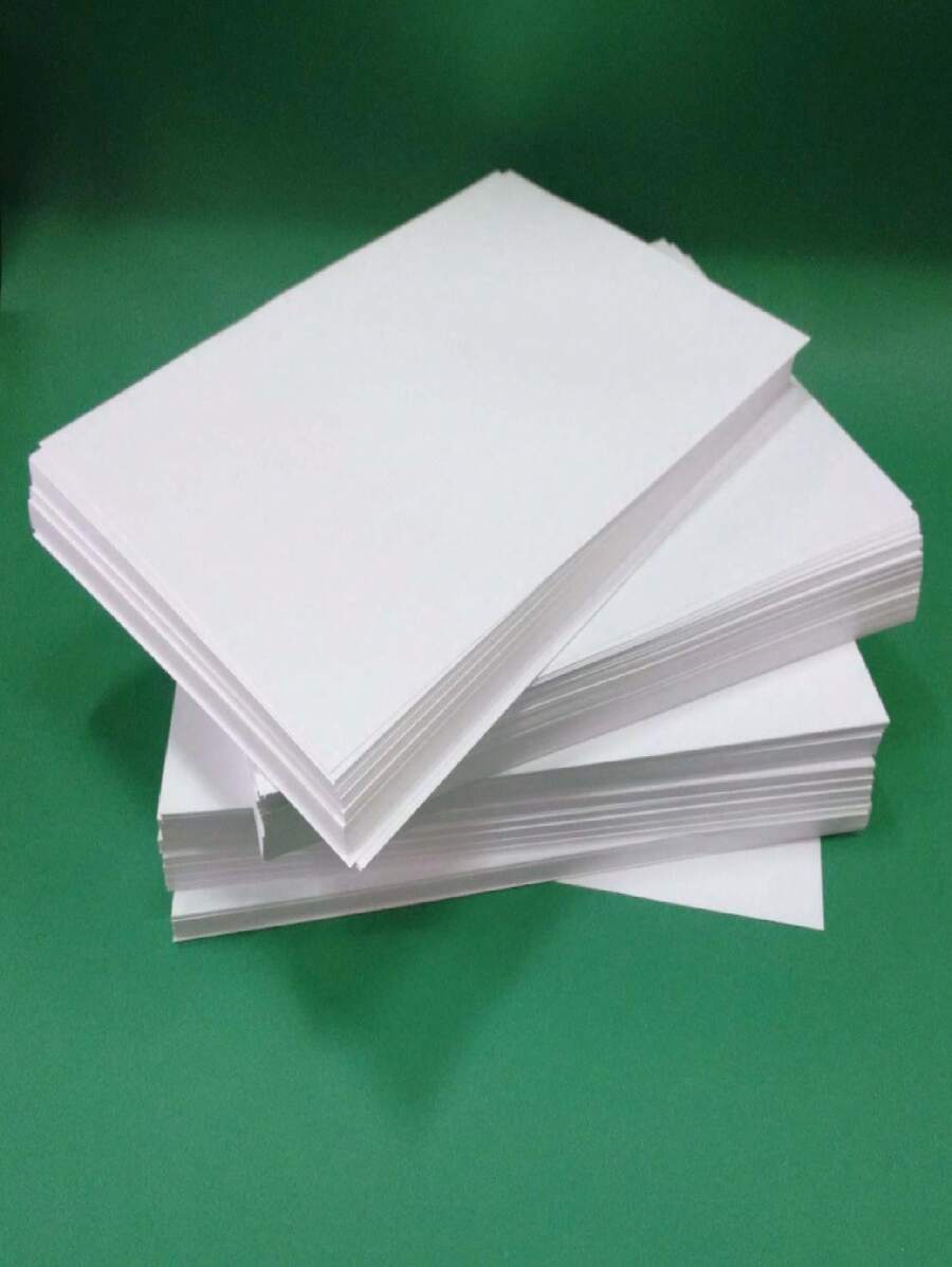 100 Folhas Offset 180 grs A4 para produção de caixas e outros - Branco - Visão 1