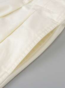 mini bala Spodnie dla nastolatek o luźnym kroju i prostych nogawkach