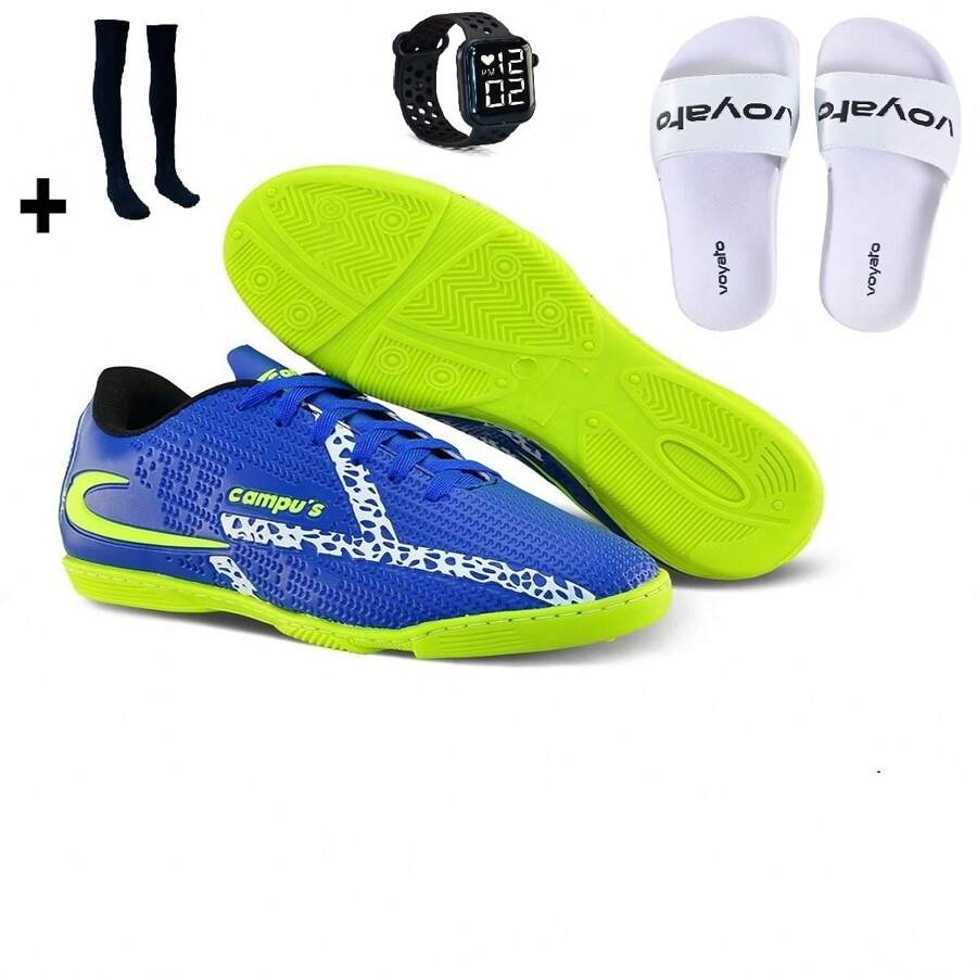 Men Football Shoes - Xanh đậm - Xem 1