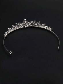 1st Meisjes Multicolor Metalen Strass Bloem Kroon Haarband