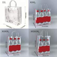 10 pièces, Sac fourre-tout pour fête de vacances, Halloween, Noël, sac cadeau, sac fourre-tout transparent réutilisable, fournitures pour petites entreprises, articles les moins chers disponibles, solde, sac de courses, sac de fête, sac cadeau pour anniversaire de mariage, sac fourre-tout pour artisanat, faveurs de fête, Noël