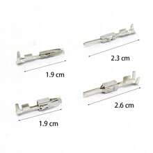 Terminación eléctrica automotriz 1/1,5/1,8/2,2/2,8/3,5mm Pines de conector de cable automático - 2291 piezas - Ver 5